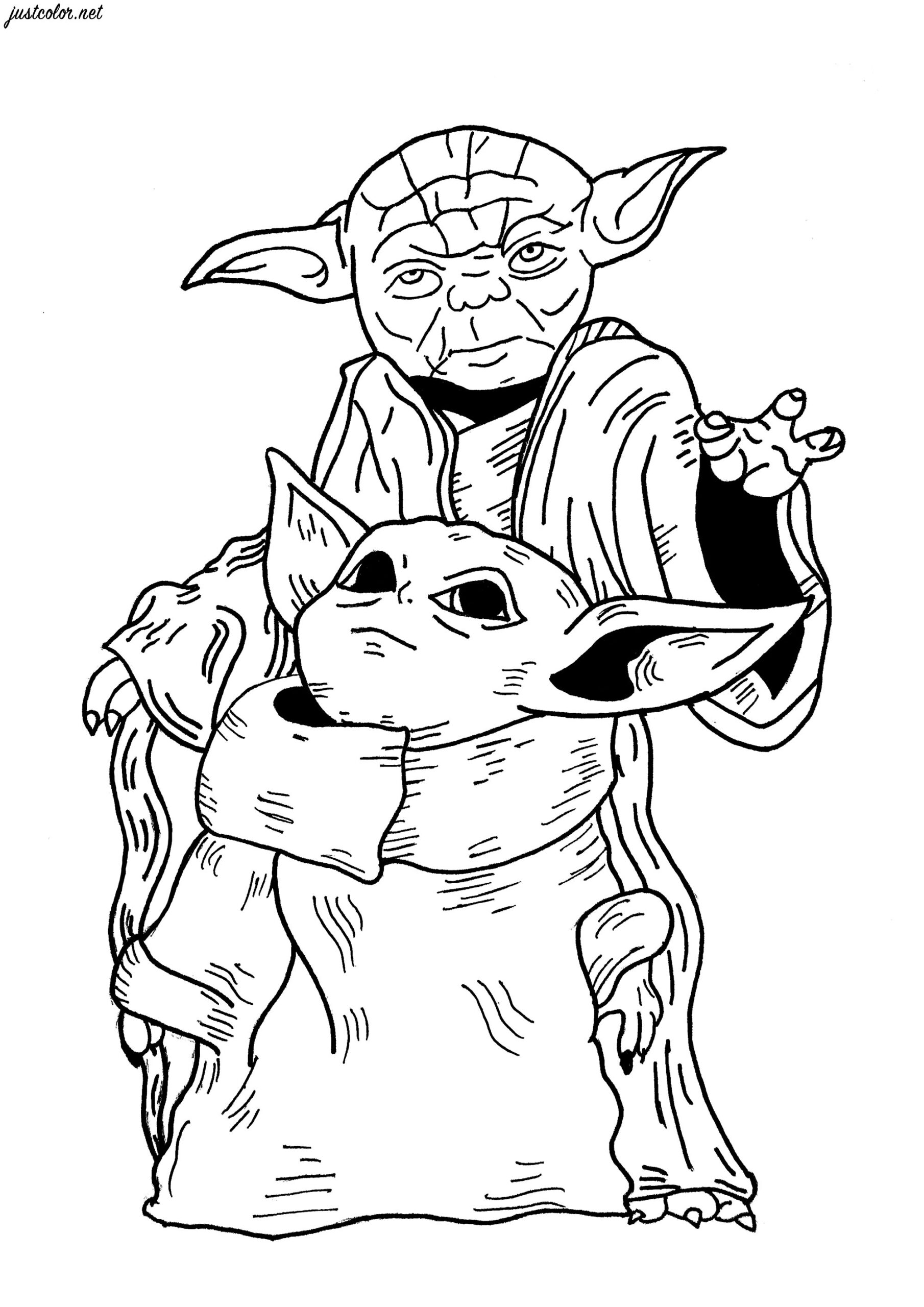 Yoda Coloring Pages Printable