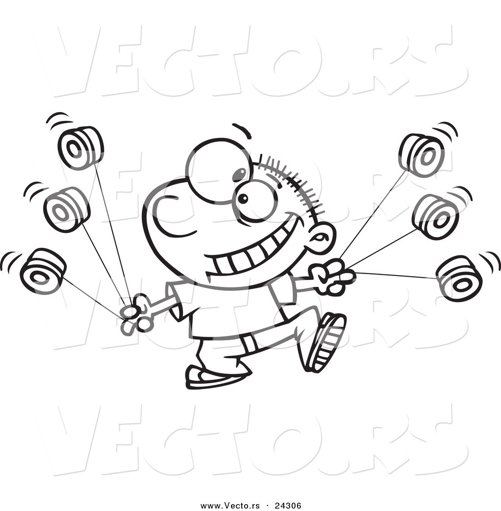 Yoyo Coloring Page