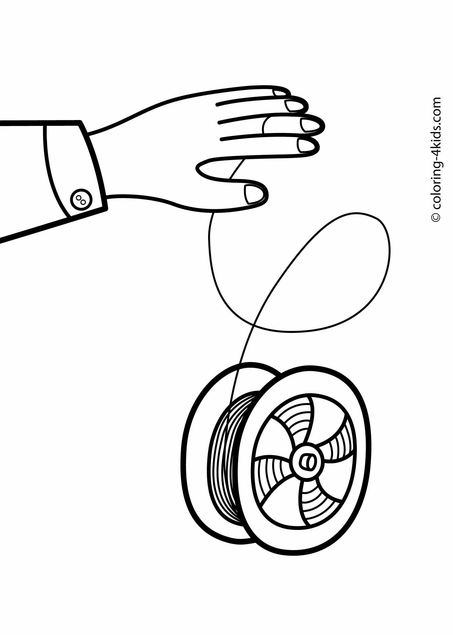 Yoyo Coloring Pages