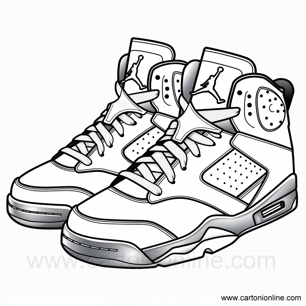 Zapatillas Jordan Nike 11 De Zapatillas Jordan Nike Para Colorear Pintar E Imprimir