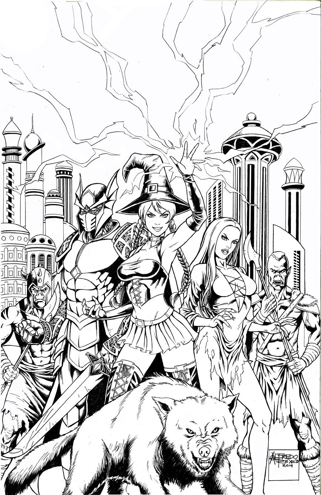 Zenescope Coloring Book Coloring Pages
