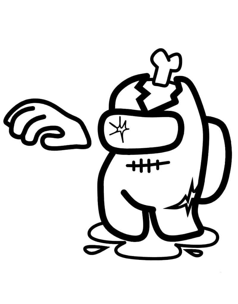 Zombie Coloring Pages For Kids