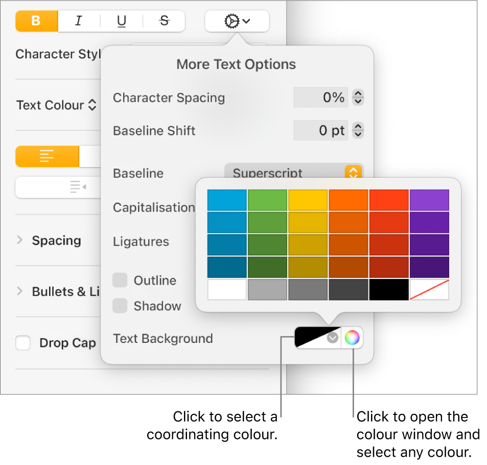 Add A Background Colour To Text In Pages On Mac Apple Support NZ 