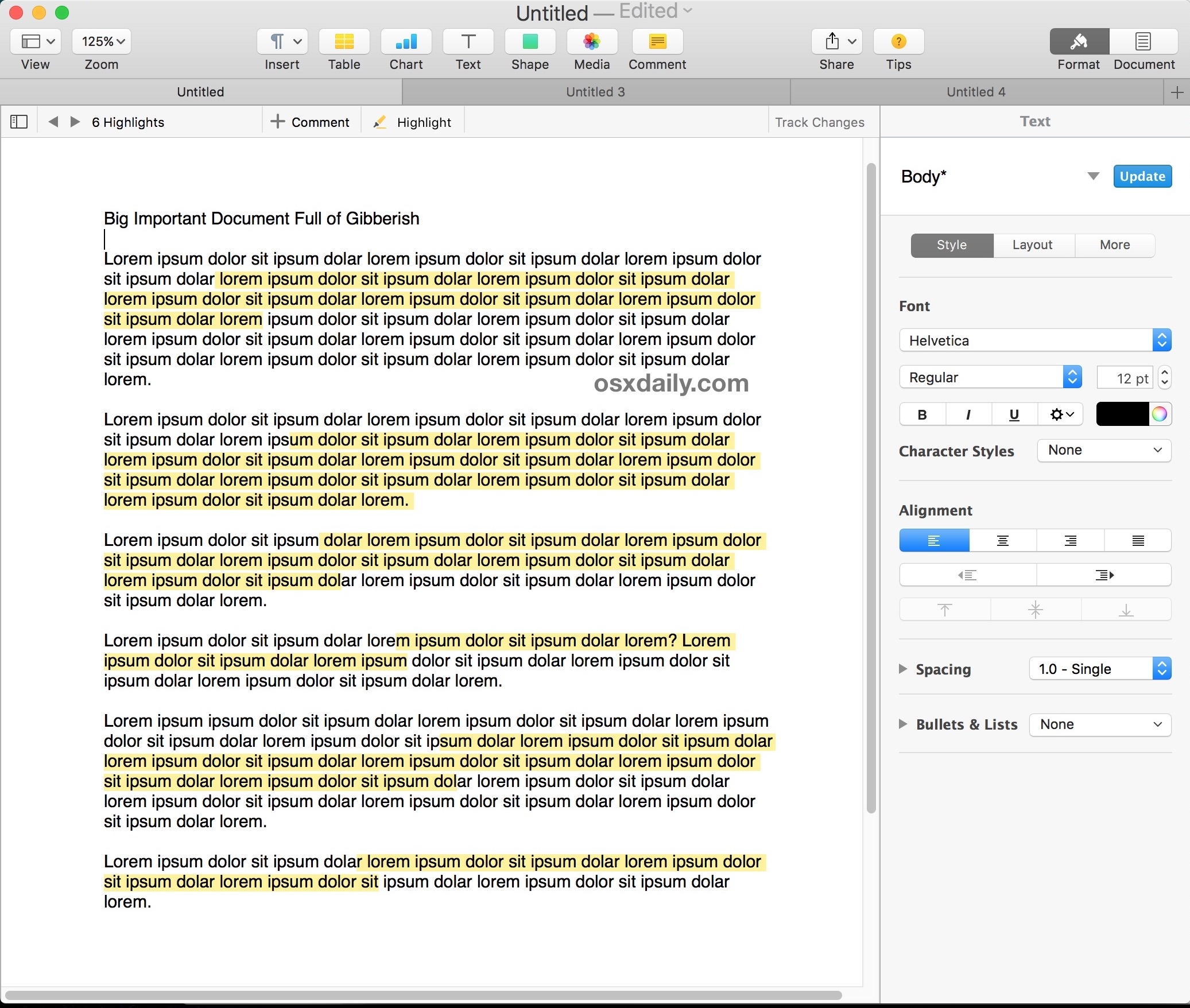 How To Highlight In Pages For Mac